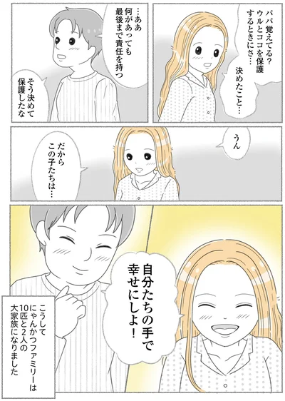 『にゃんかつ 11匹と2人の暮らし』より
