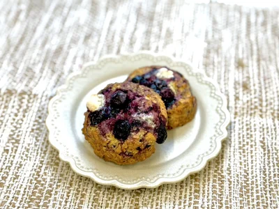 ブルーベリーとマシュマロのクッキー