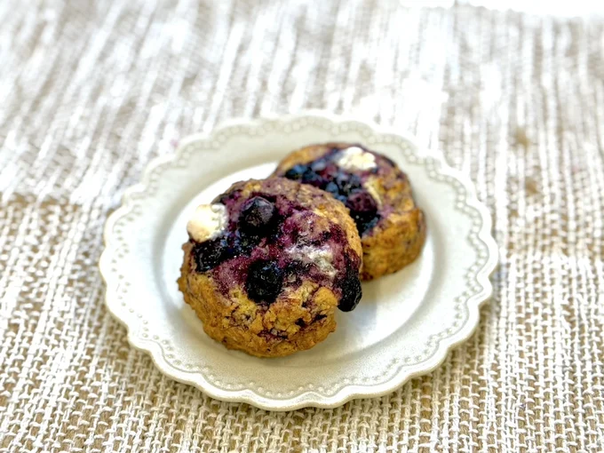 ブルーベリーとマシュマロのクッキー