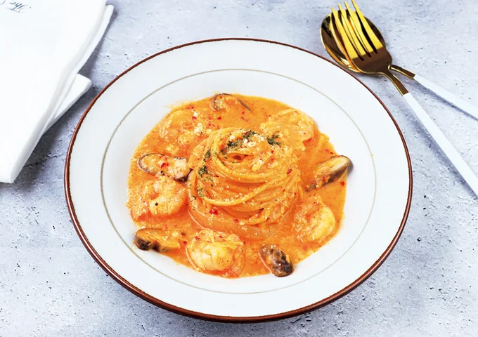 日本のSNSでもバズッた！ちょい辛クリーミーパスタ