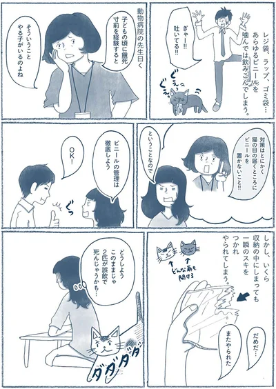 ビニールの管理は徹底しよう