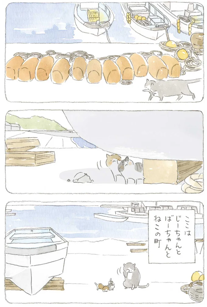 ここはじーちゃんとばーちゃんとねこの町