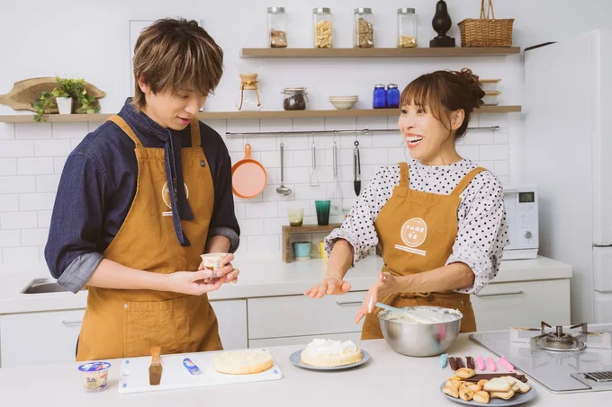 プリン乗せ担当は小山さん