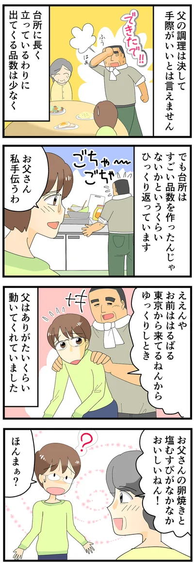 父はありがたいくらい働いてくれ…