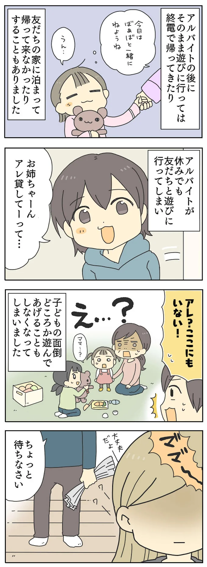 アルバイトが休みでも