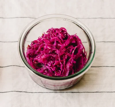 「紫キャベツの甘酢」