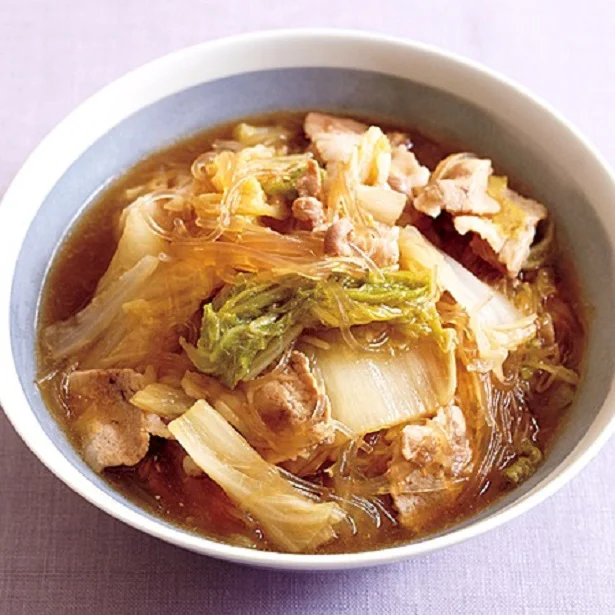 もはやレシピランキングの殿堂入り！ 不動の人気を誇る「豚肉と白菜のはるさめ煮」