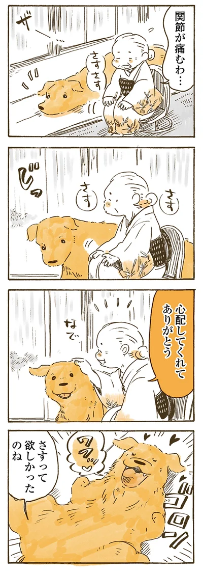 関節が痛むわ…