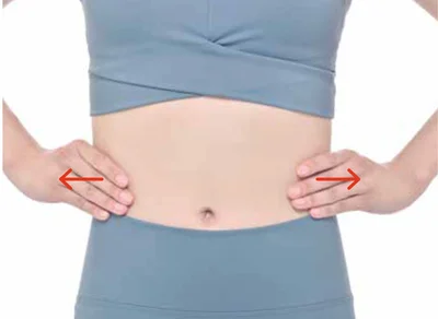 おなかのぜい肉や浮き輪肉に