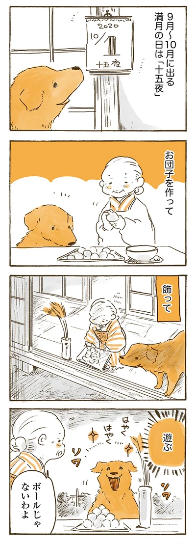 お団子を作って