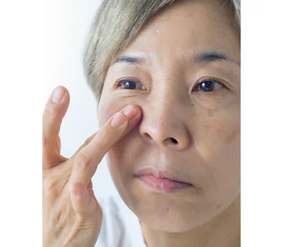 これは悪い例。こんなふうに塗り込むのは絶対にノーーー！