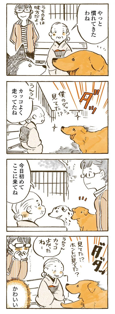 カッコよく走ってたね