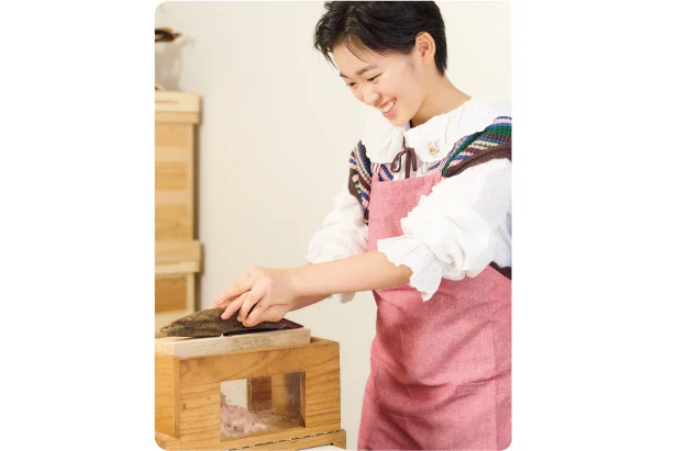 かつお削りは力を抜くのがコツ