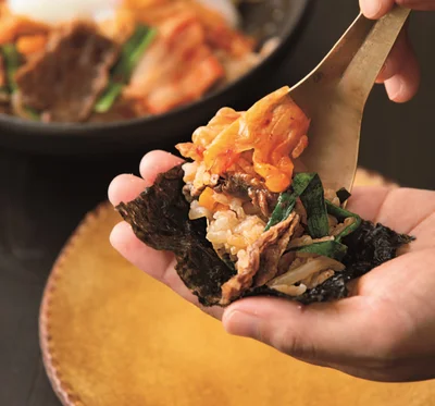 韓国のりで巻くのもおすすめ