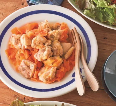 にんじん×とり肉で冬おかず「バター蒸し」＆「台湾風煮もの」