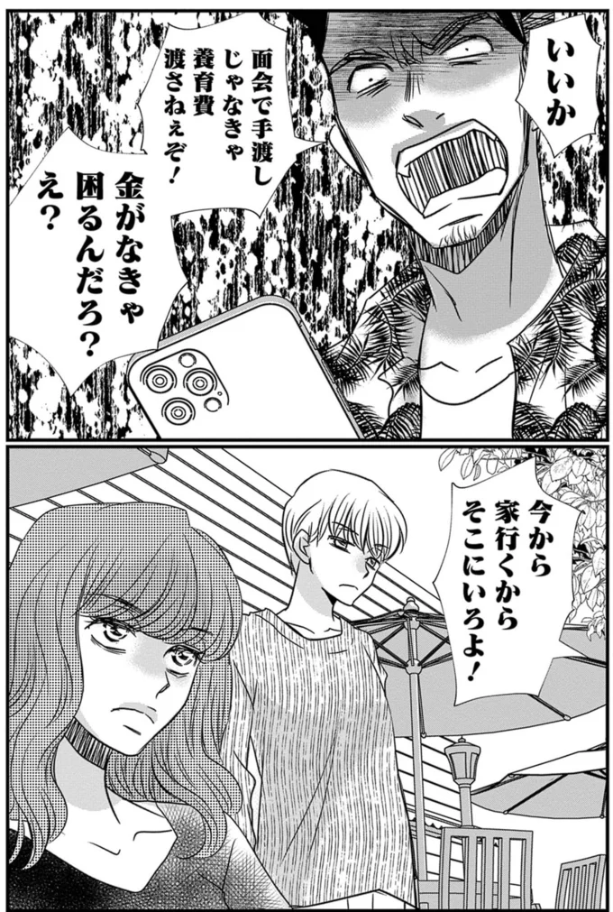 いいか、面会で手渡しじゃなきゃ養育費渡さねぇぞ！