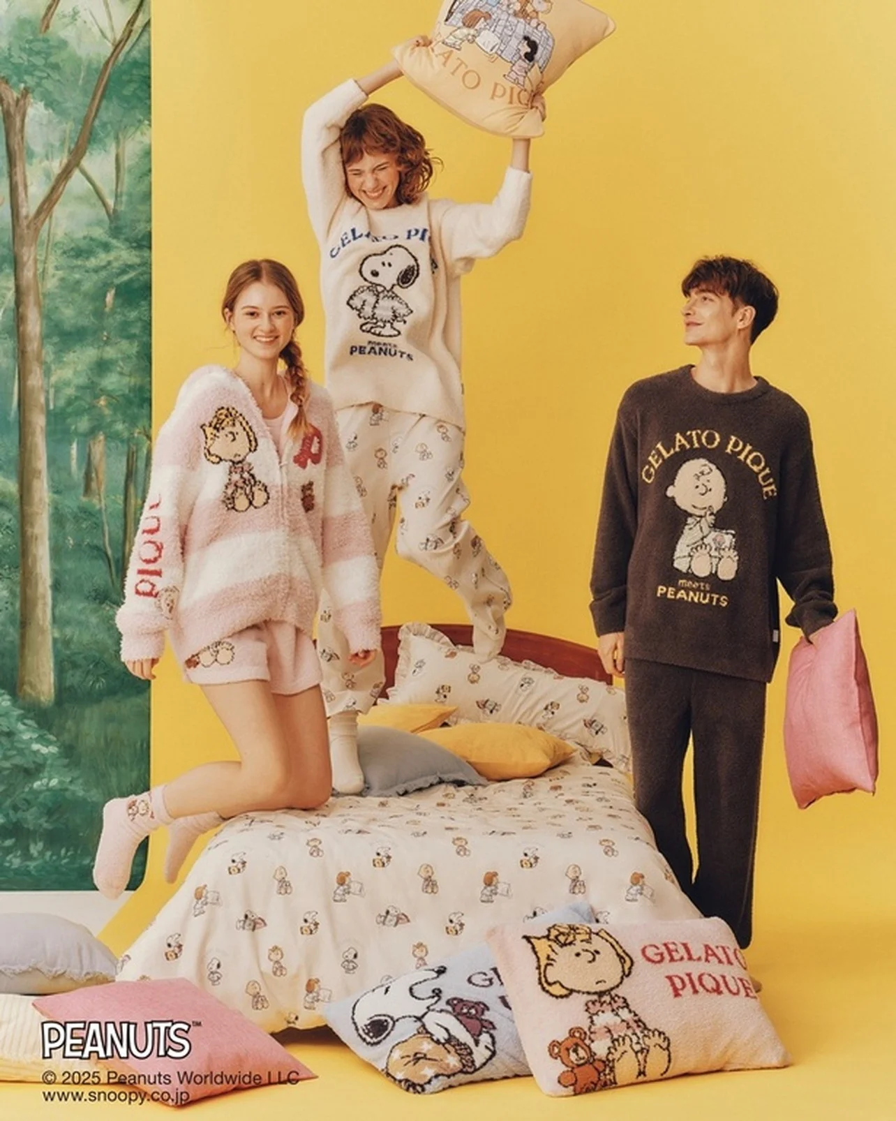 タグ付✨PEANUTS セットアップ　ジェラートピケ ルームウェア ジェラート ピケ×ピーナッツのコレクションに注目！家族全員でリンク