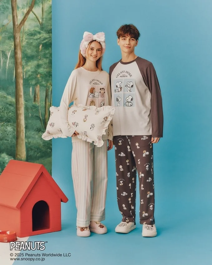 「ワンポイントロンT」(6160円)、「HOMME ワンポイントロンT」(6490円)、「HOMME オリジナルアート 総柄ロングパンツ」(7920円)