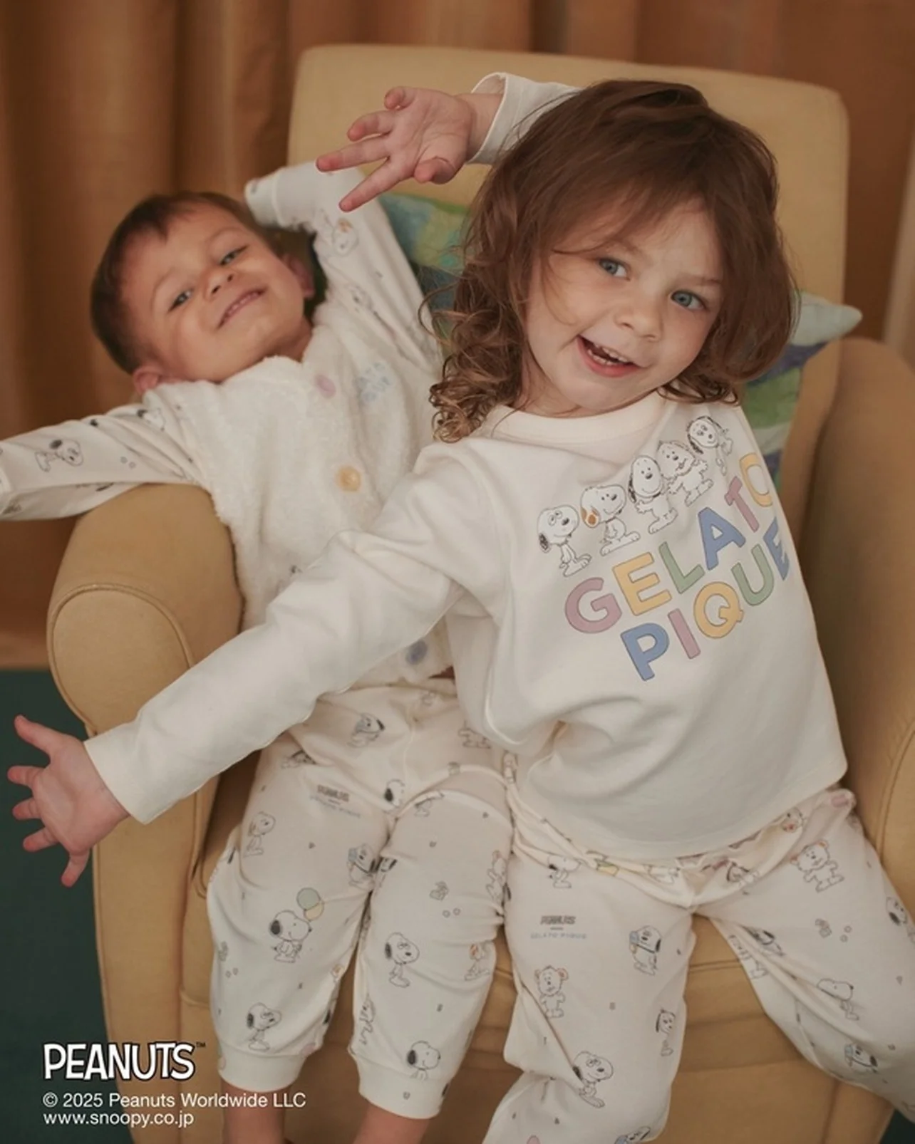 ジェラート ピケ×ピーナッツのコレクションに注目！家族全員でリンク