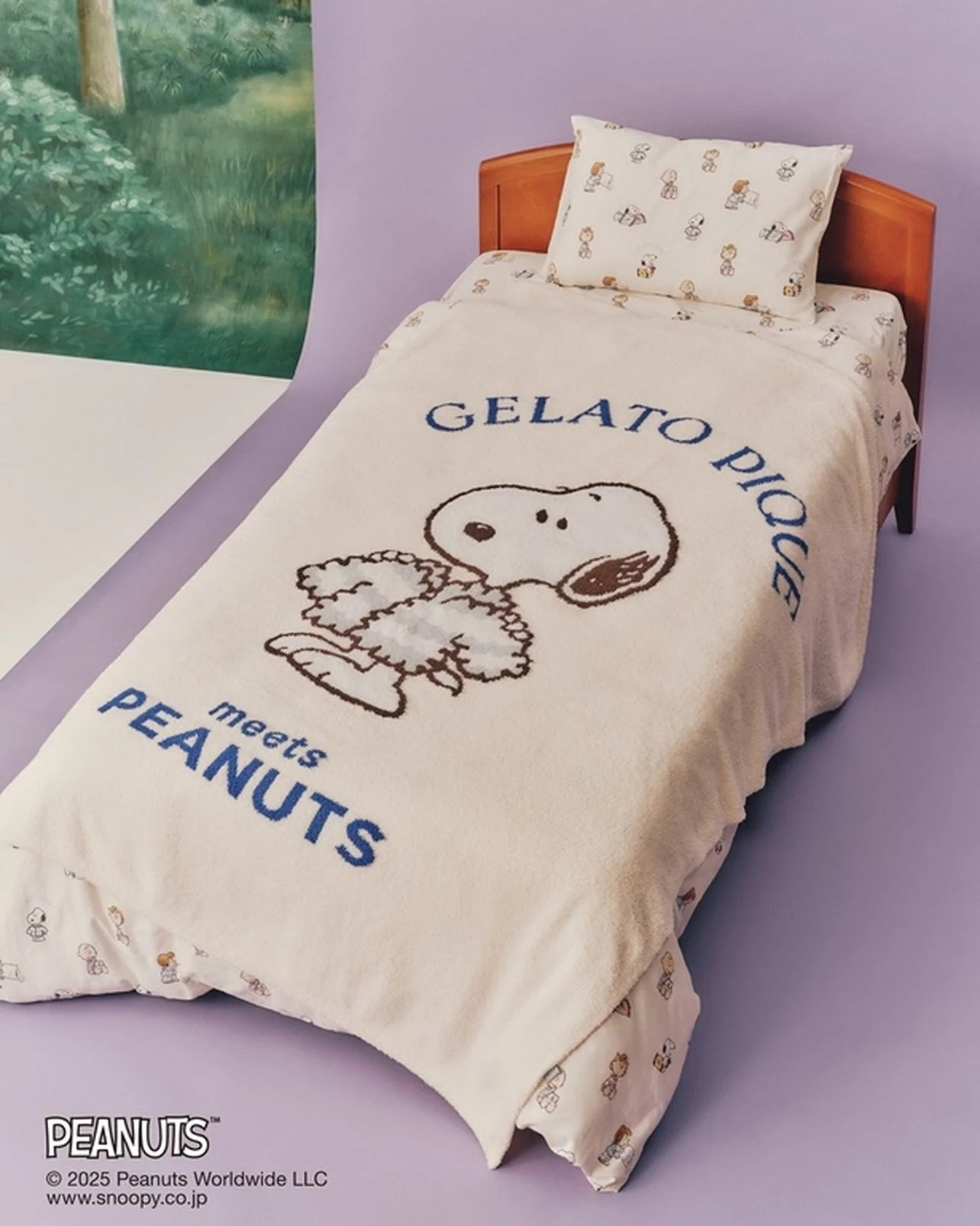 ✴新品✴gelato pique&スヌーピー マルチカバー ピンク ✴新品✴gelato pique&スヌーピー マルチカバー ピンク ジェラートピケ