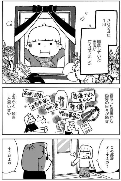 同居していた実母が亡くなりました