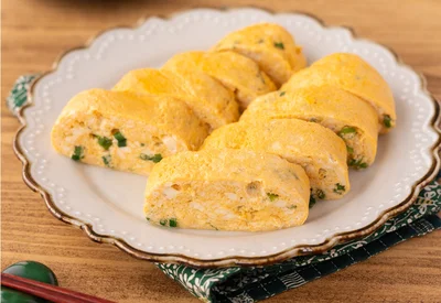 レンチンだし巻き卵