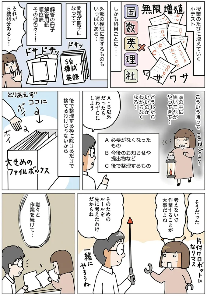 『理系夫の減らせる！ 整理収納術』より