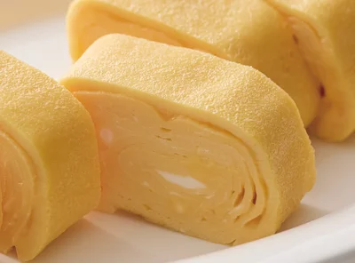 米粉で作っただし巻き卵