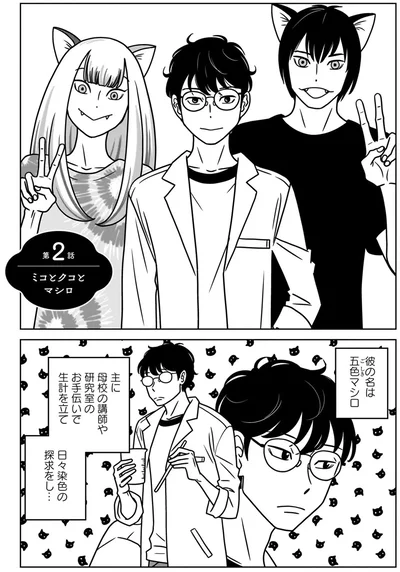 『ねこまた印の染物屋さん』より