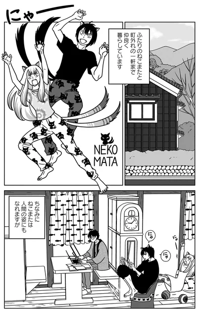 『ねこまた印の染物屋さん』より