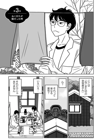 『ねこまた印の染物屋さん』より