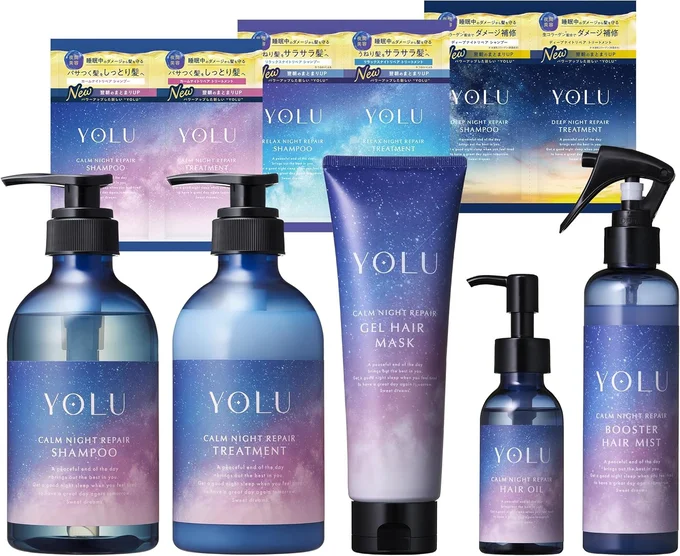 【 2026年 福袋 】 YOLU ヨル 福袋 シャンプー トリートメント セット アウトバス 8点セット カームナイトリペア WEB限定