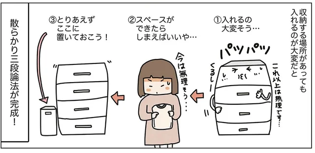 重要なのは「取り出しやすさ」。収納スペースをパンパンにしていたら