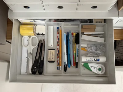 文具も入らないということがなく、サイズ感がちょうどいい