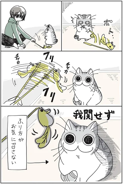 振り方がお気に召さない