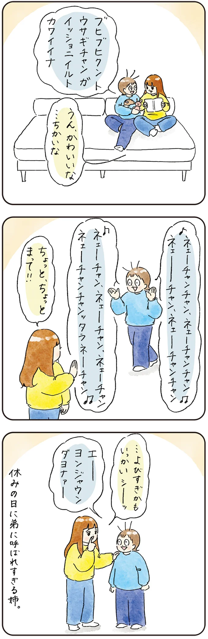 『わが家のネタ帳 コントすぎる姉弟の日常』より