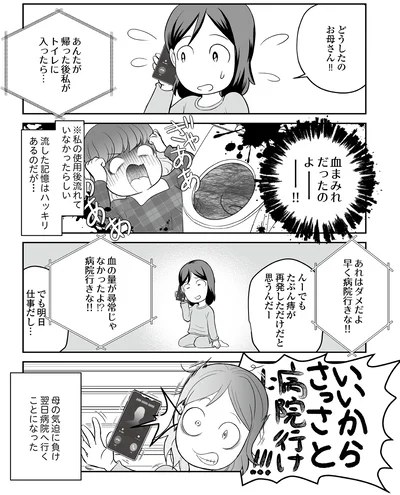 『痔だと思ったら大腸がんステージ4でした　標準治療を旅と漫画で乗り越えてなんとか経過観察になるまで』より
