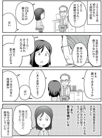 『痔だと思ったら大腸がんステージ4でした　標準治療を旅と漫画で乗り越えてなんとか経過観察になるまで』より