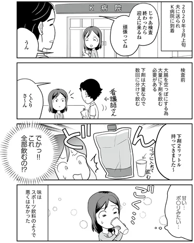 『痔だと思ったら大腸がんステージ4でした　標準治療を旅と漫画で乗り越えてなんとか経過観察になるまで』より