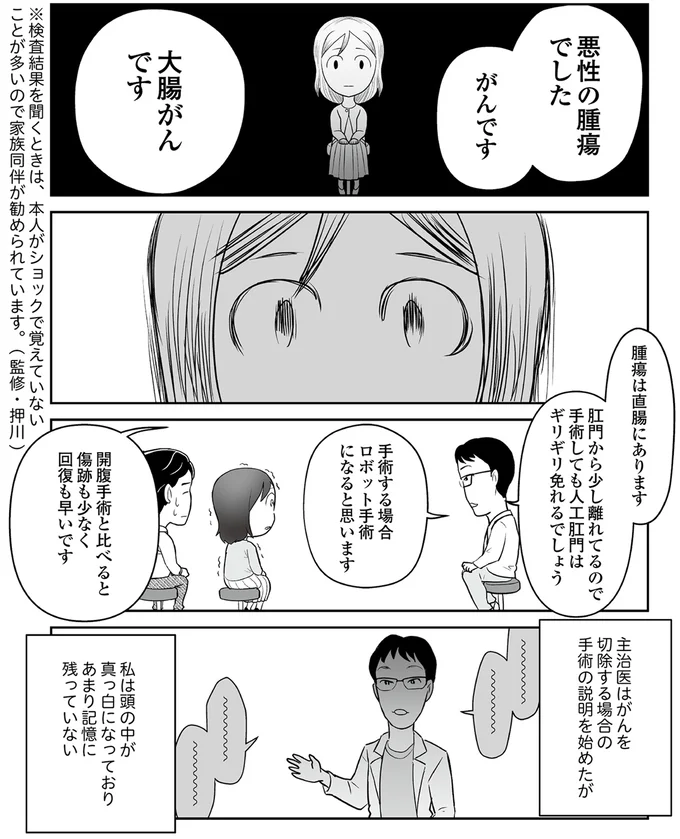 『痔だと思ったら大腸がんステージ4でした　標準治療を旅と漫画で乗り越えてなんとか経過観察になるまで』より
