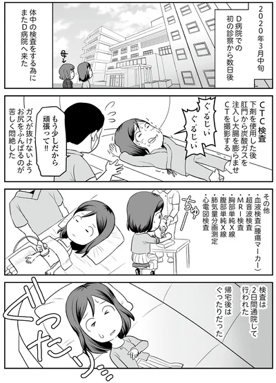 『痔だと思ったら大腸がんステージ4でした　標準治療を旅と漫画で乗り越えてなんとか経過観察になるまで』より