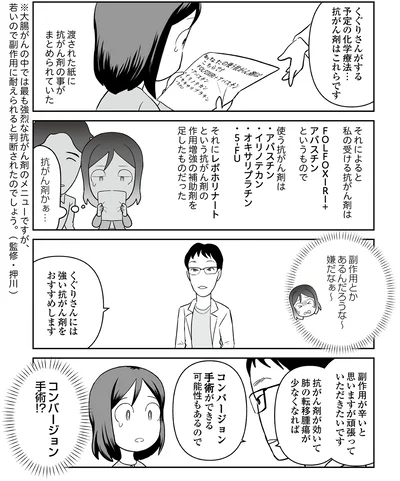 『痔だと思ったら大腸がんステージ4でした　標準治療を旅と漫画で乗り越えてなんとか経過観察になるまで』より