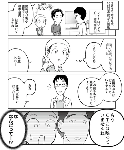 『痔だと思ったら大腸がんステージ4でした　標準治療を旅と漫画で乗り越えてなんとか経過観察になるまで』より