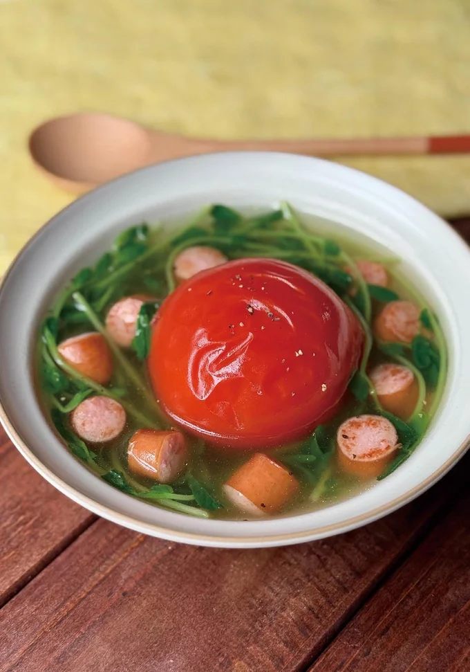 まるごとトマトのスープ
