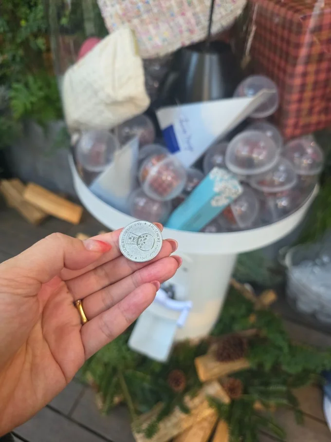 コインを入れて…