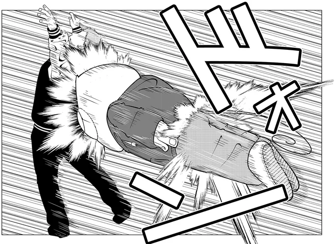 突然頭突きをするシンイチ