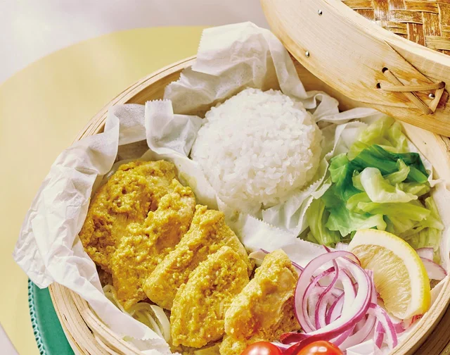 せいろで簡単！脂質を控えた鶏ムネ肉の「ヘルシータンドリーチキン」