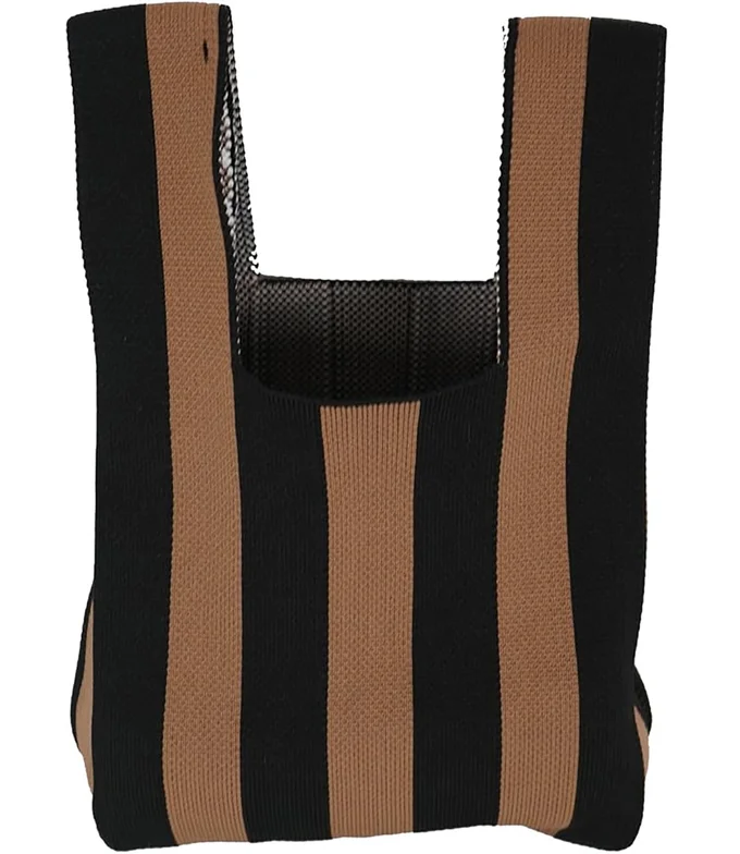 [サンパーシー] ニットマルシェバッグ レディース 小さめ 編みバッグ