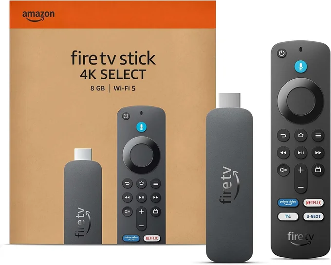 【New】Amazon Fire TV Stick 4K Select | 4Kの高画質ストリーミング | ストリーミングメディアプレイヤー