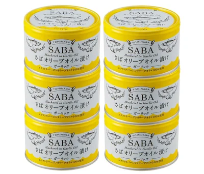 TOMINAGA(トミナガ) トミナガ 国産 さば 缶詰 オリーブオイル 漬け